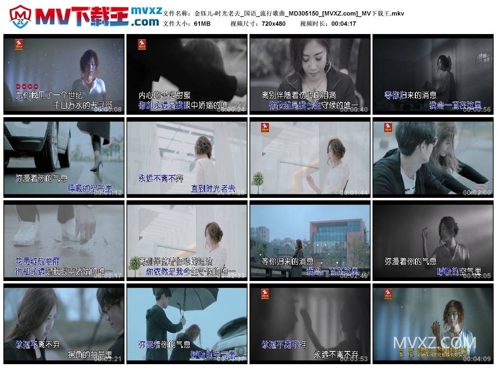 金钰儿-时光老去_国语_流行歌曲_MD305150